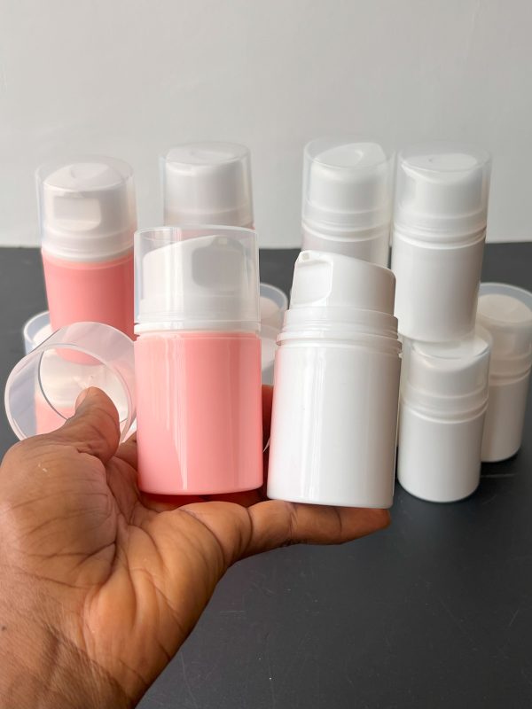50g White And Pink Airless Jar