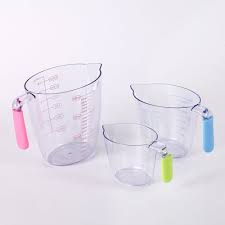 3pcs Acrylic Measuring Jug/Measuring Cup