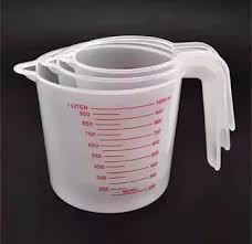 3n1 Plastic Measuring Jug Set